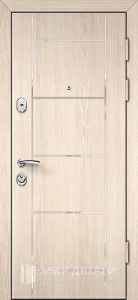 Металлическая дверь с виноритом в дом №29 внешняя - фото